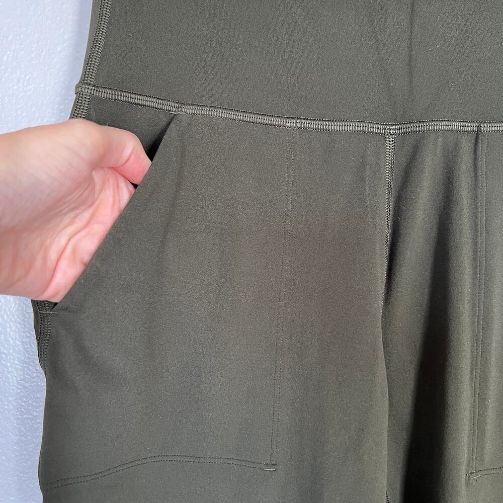 Lululemon Women's Align High Rise Jogger Pants Dark Olive Green Size 4 Pockets - Picture 5 of 10
